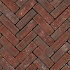 Ruston DF80 rood/paars getrommeld (73 st./m²)
