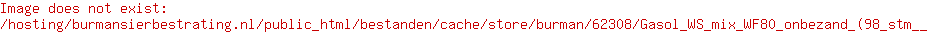 Gasol WS mix WF80 onbezand (98 st./m²)