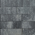 Longstone opritsteen strak met facet 31,5x10,5x7 cm Grijs/Zwart