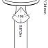 In-Lite Solitary DISC TUBE LOW 35cm