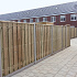 Grenen scherm verticaal 180x180 cm, 21 planks