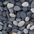 Beach pebbles zwart 5-8 mm in Big Bag (1m³)